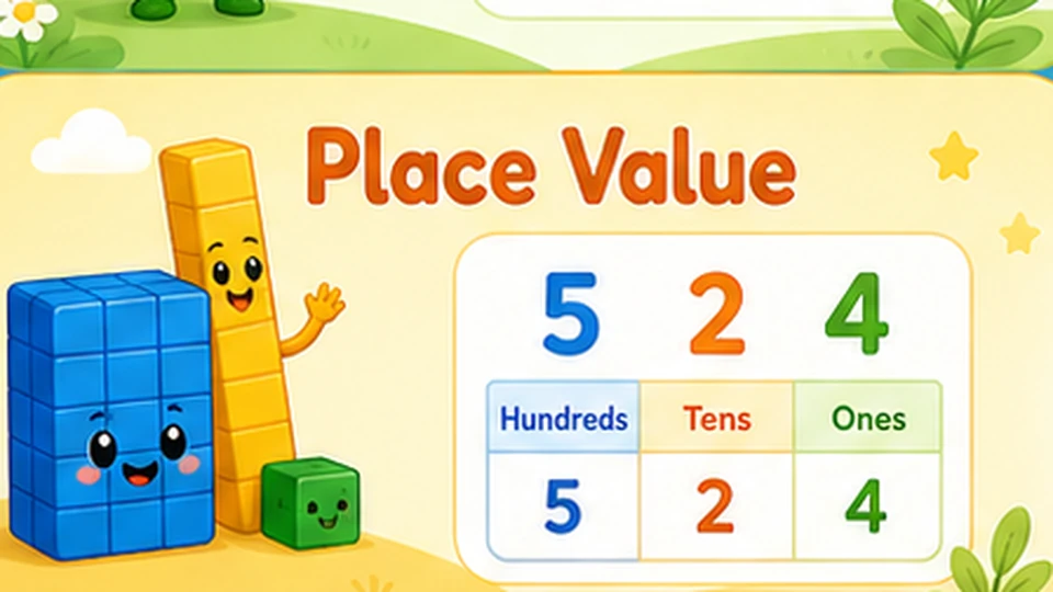 Place Value worksheet generator preview