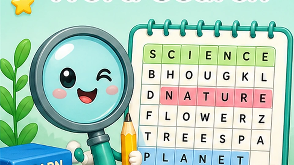 Word Search worksheet generator preview
